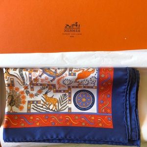Hermes Small Pocket square.